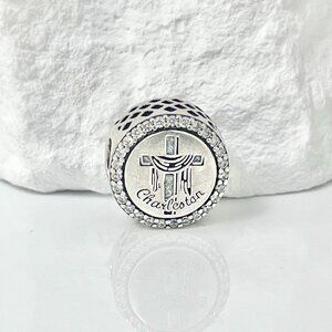 Pandora Charleston he is risen Bead Charm S925 Silver Charm